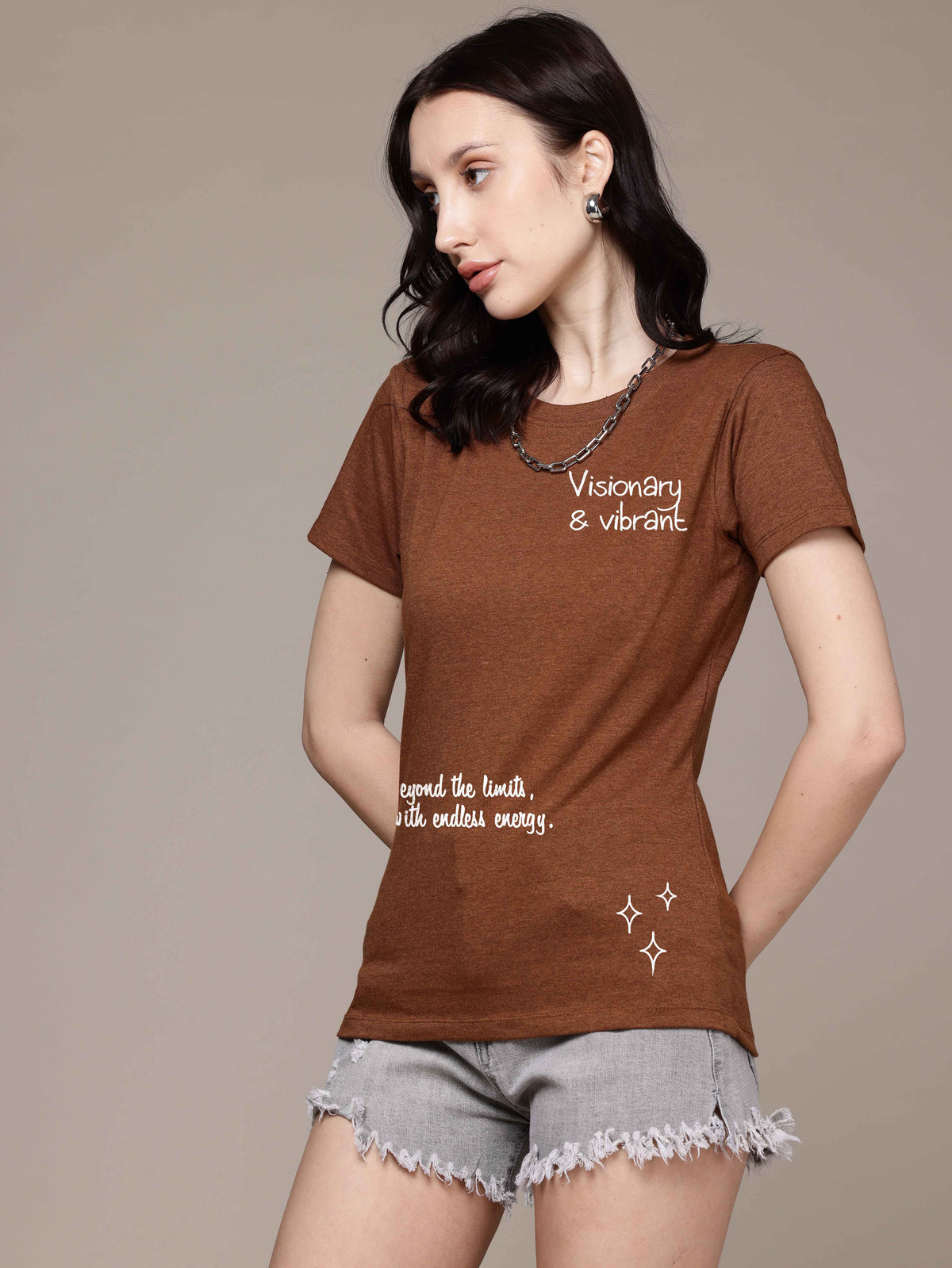 Half Sleeve Womens Regular T-Shirt