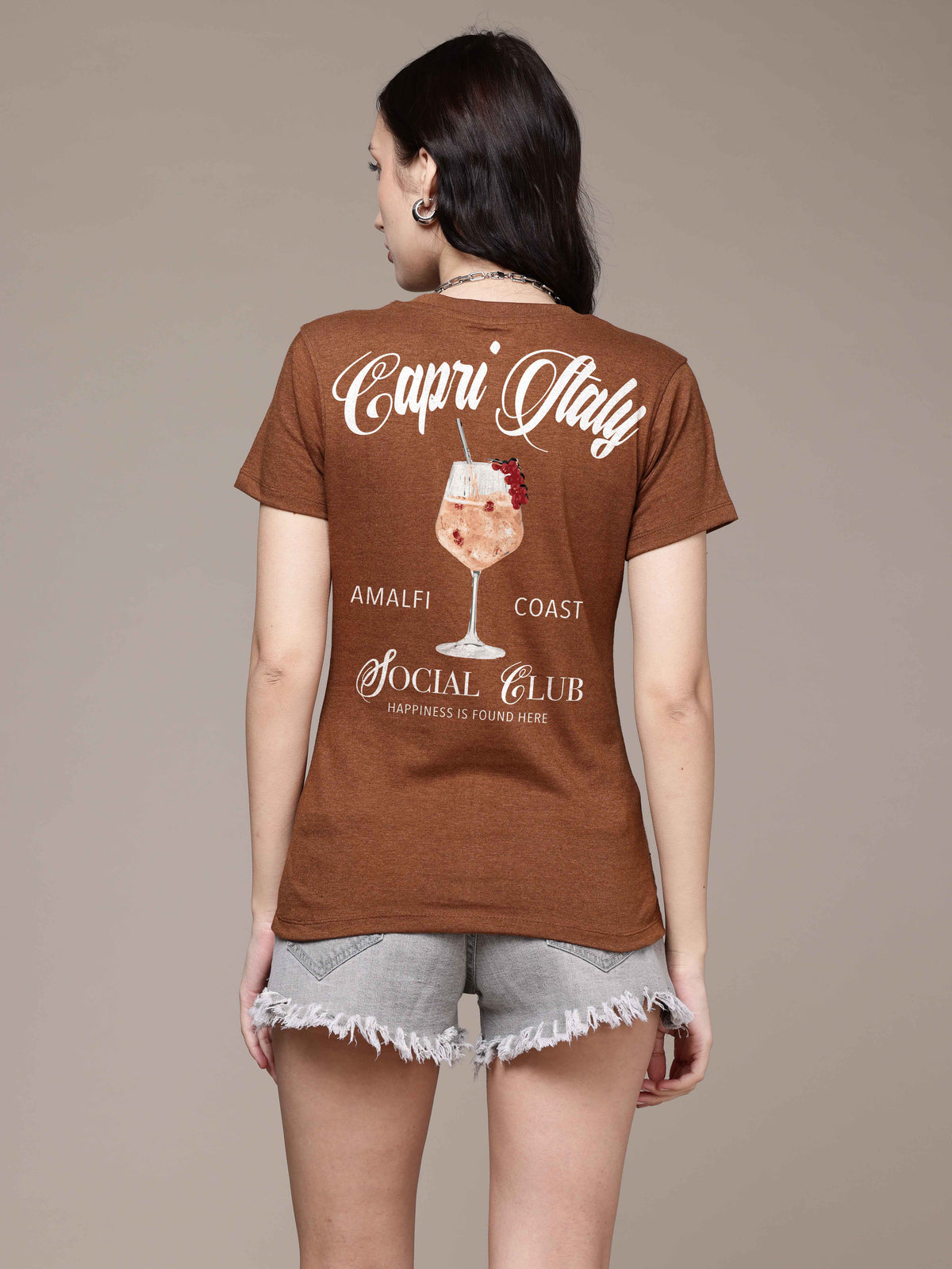 Half Sleeve Womens Regular T-Shirt