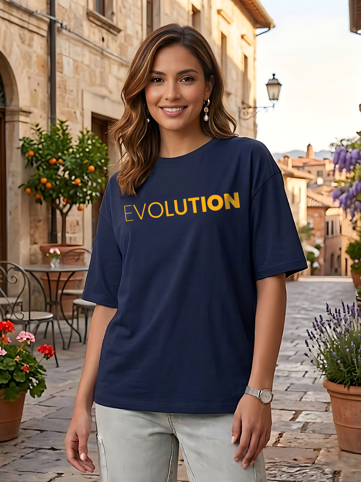 Graphic Oversized T-Shirt Evolution