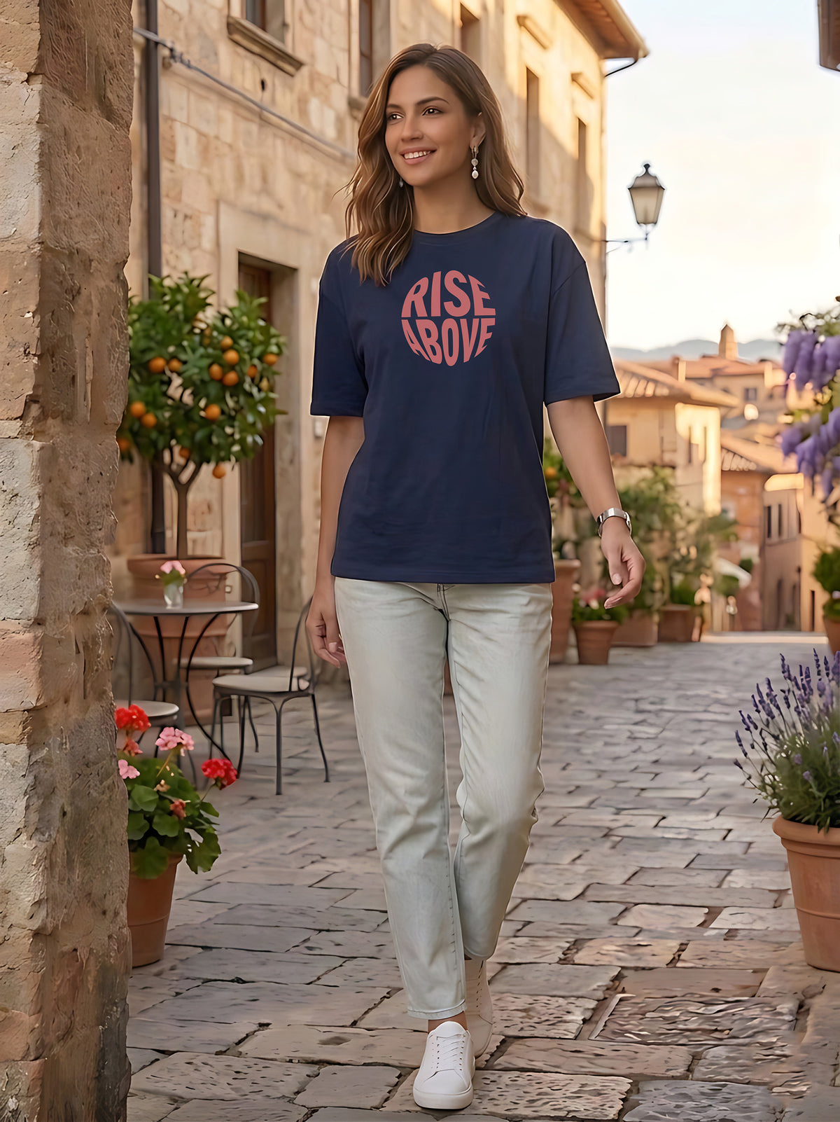 Graphic Oversized T-Shirt Rise