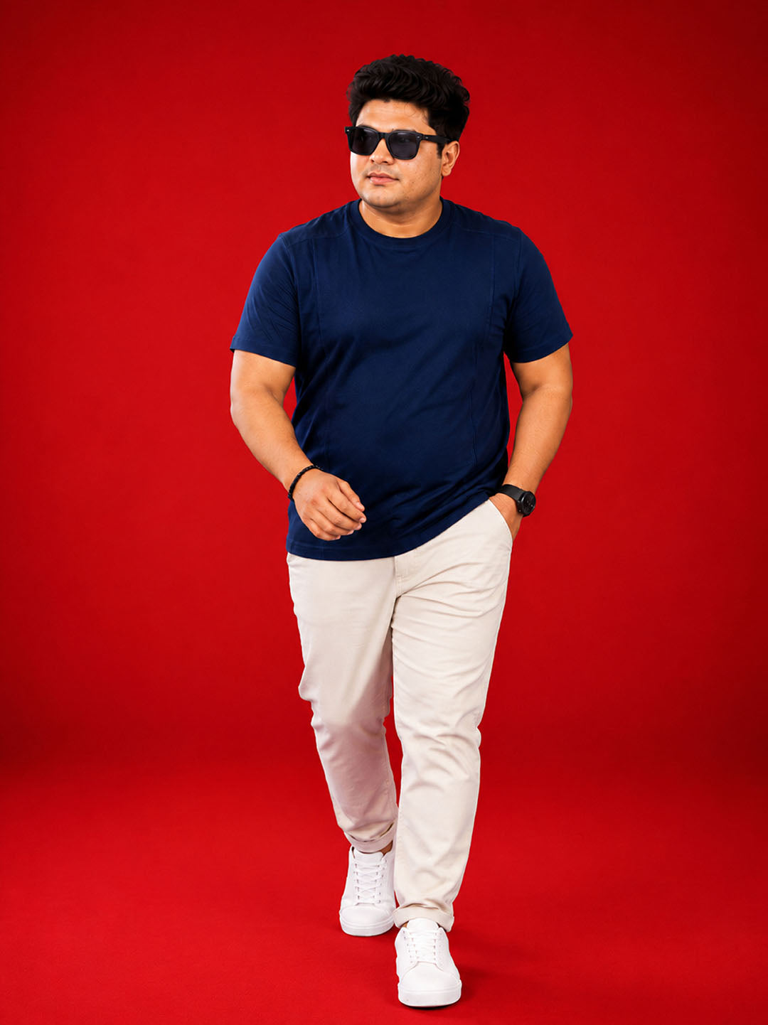 Plus Size Navy T-Shirt