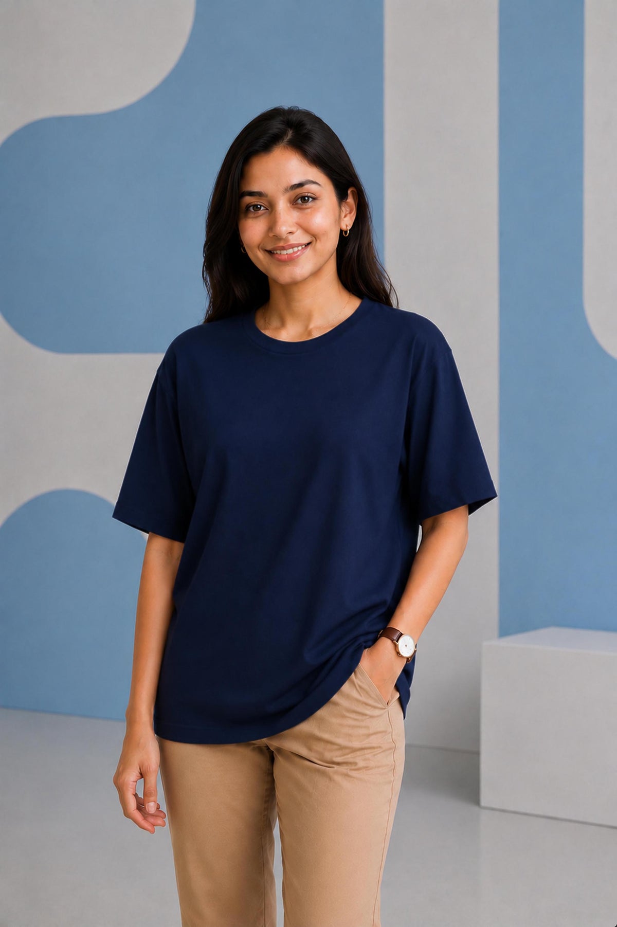 Navy Oversized T-Shirt