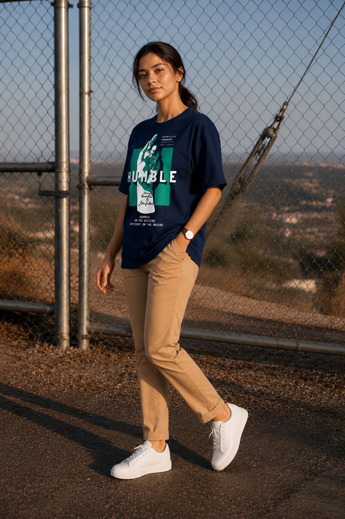 Graphic Oversized T-Shirt Humble