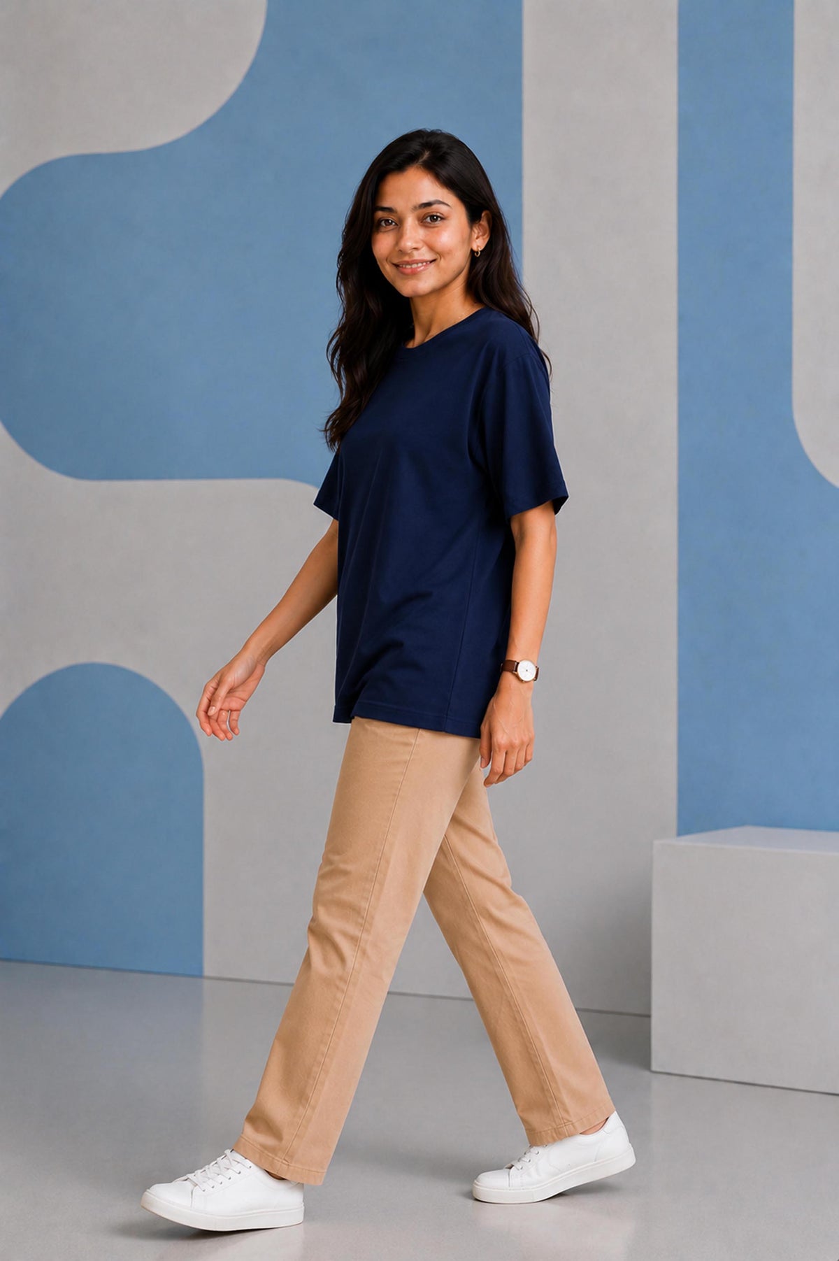 Navy Oversized T-Shirt