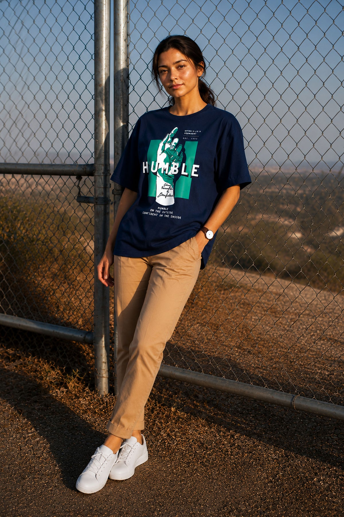 Graphic Oversized T-Shirt Humble