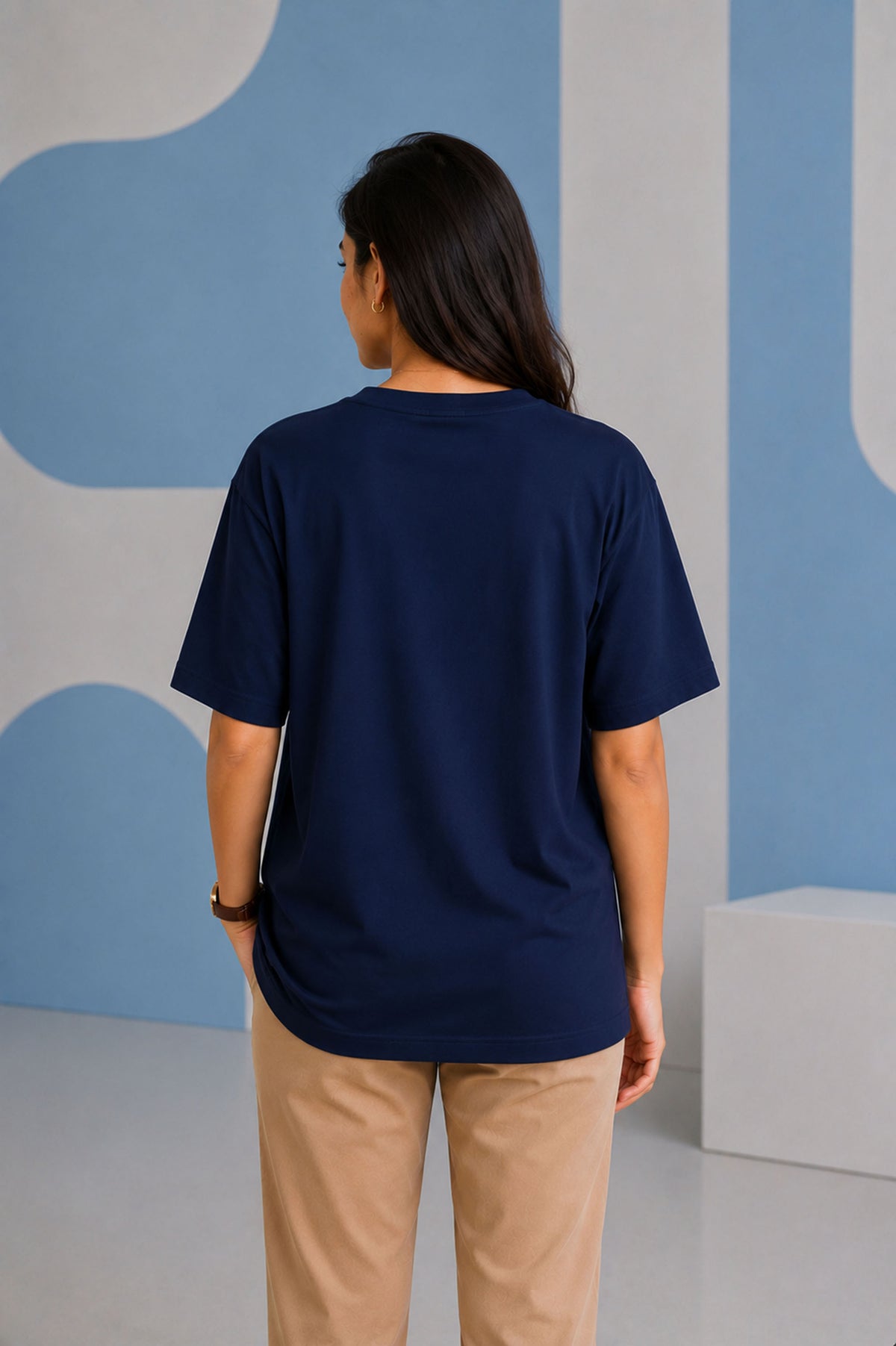 Navy Oversized T-Shirt