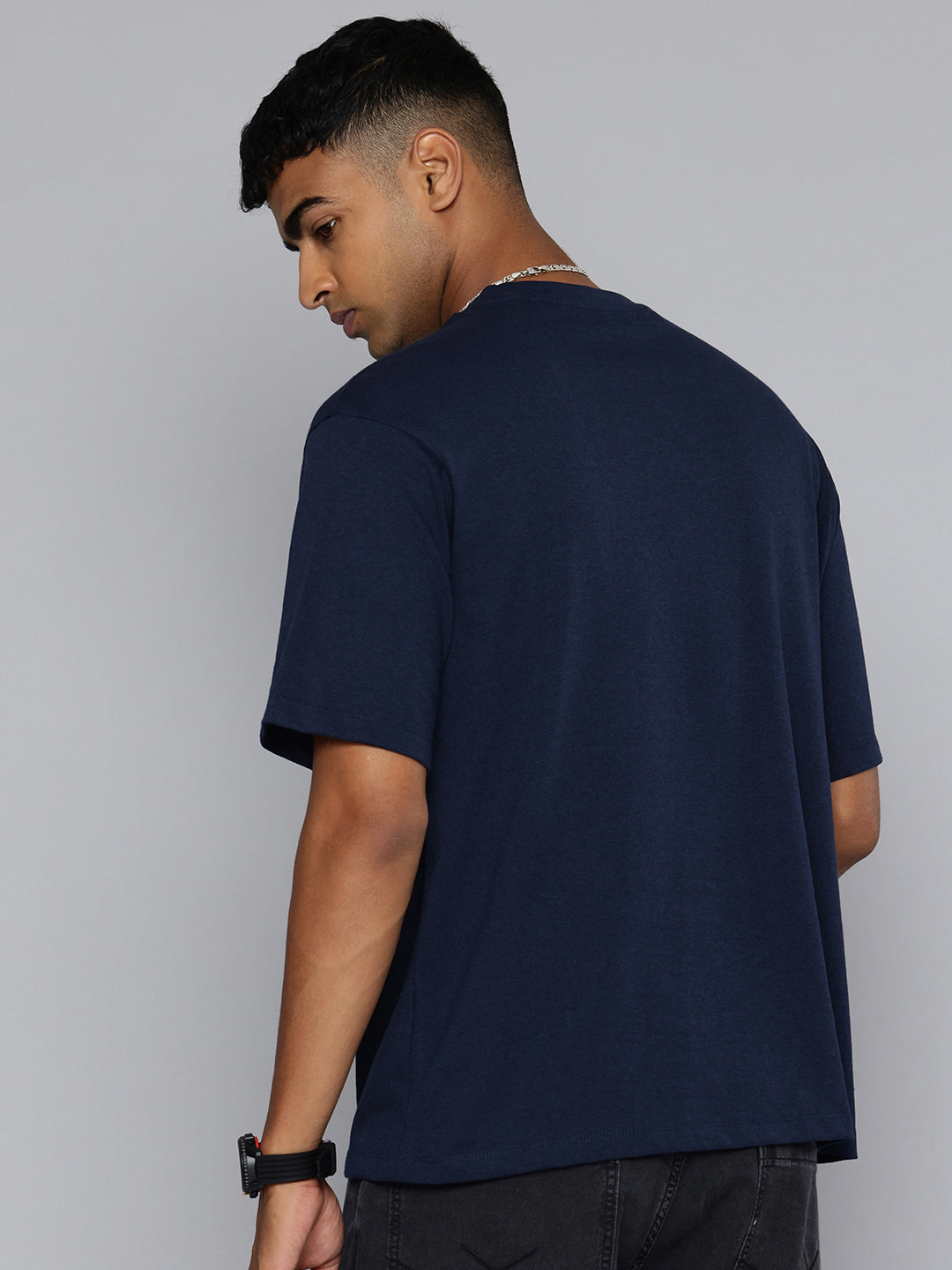 Graphic Oversized Box Print Tshirt