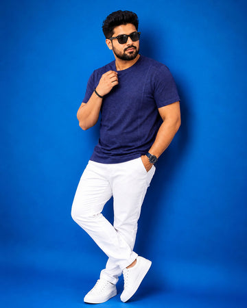 Plus Size Airforce Blue T-Shirt