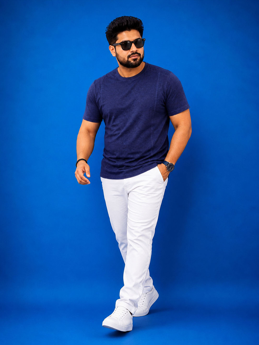 Plus Size Airforce Blue T-Shirt