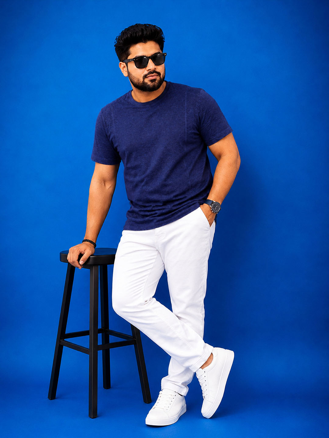 Plus Size Airforce Blue T-Shirt