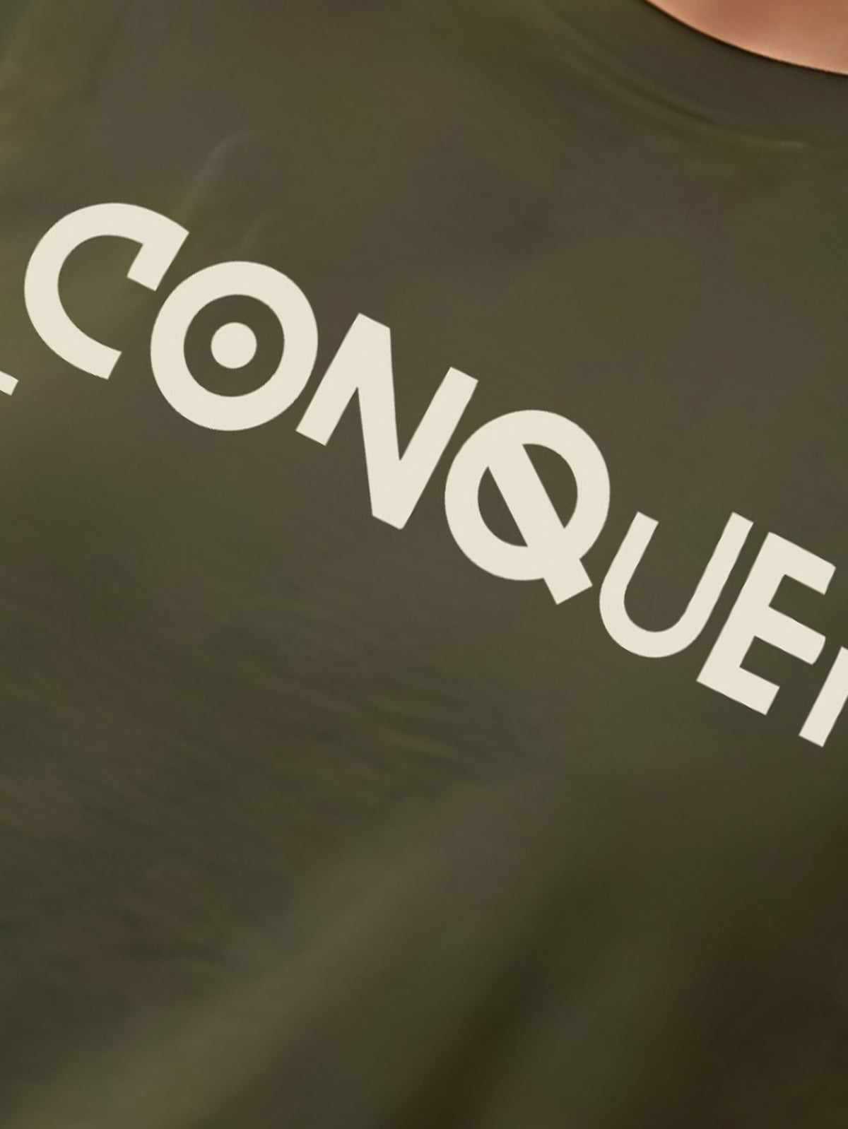 Graphic Oversized T-Shirt Conquer