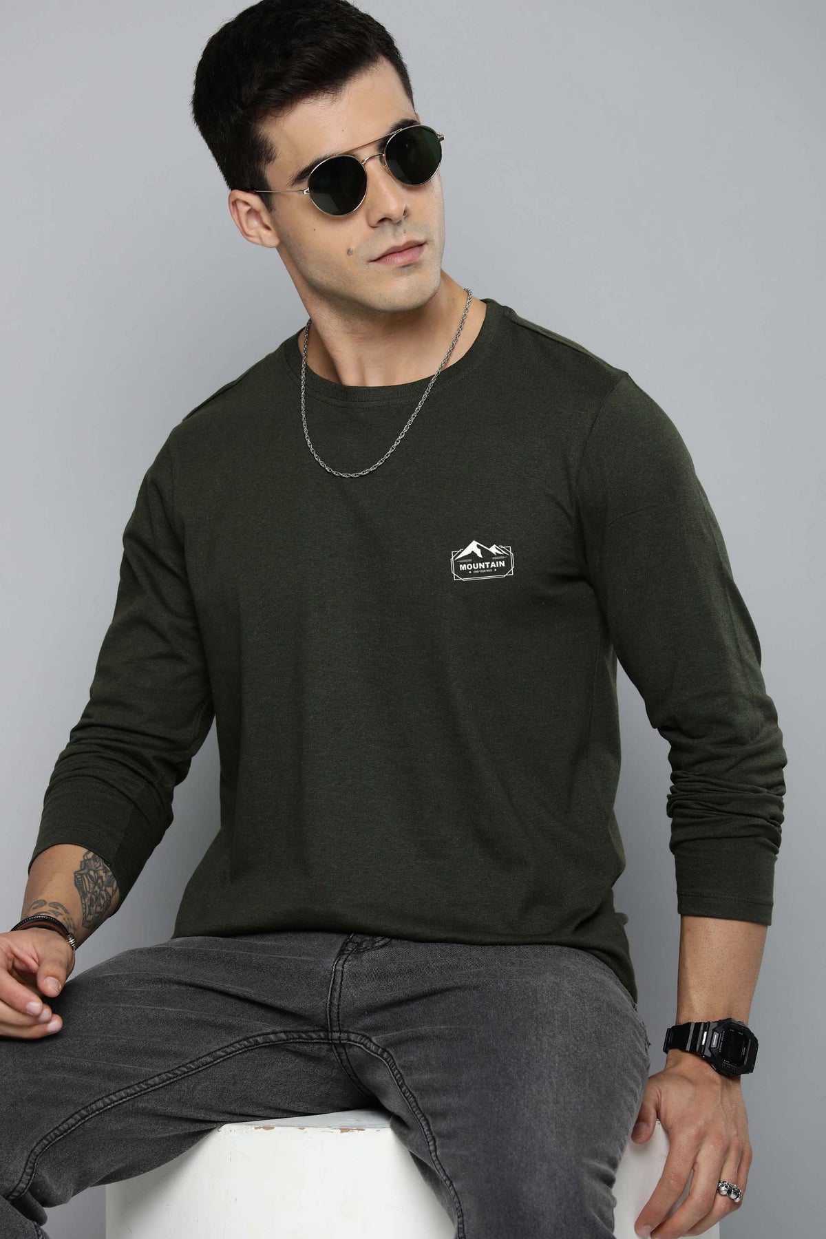 Mens Graphic Long Sleeve