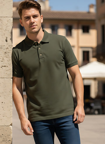 Olive Green Polo T-Shirt