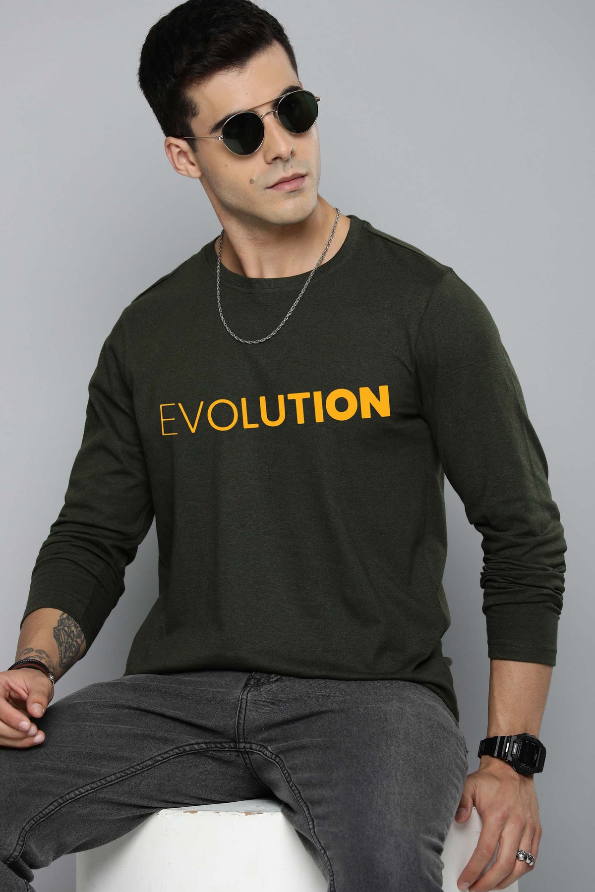 Mens Graphic Long Sleeve
