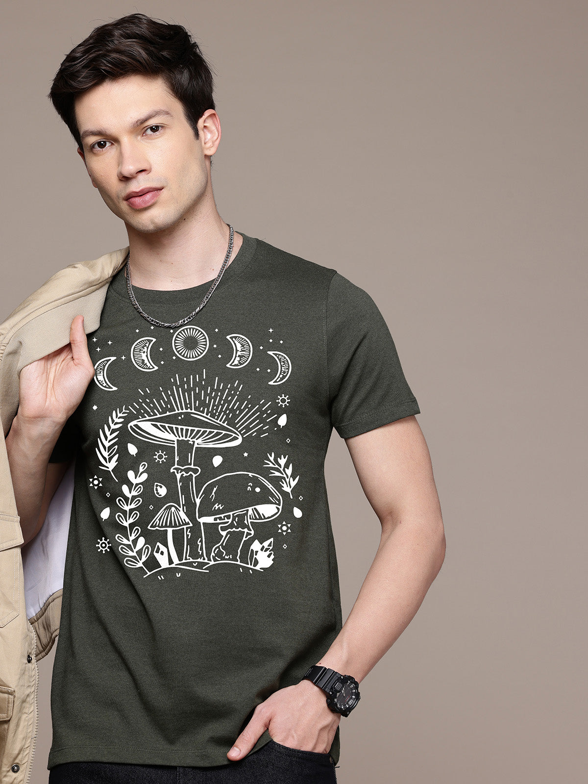 Mens Graphic Regular T Shirt