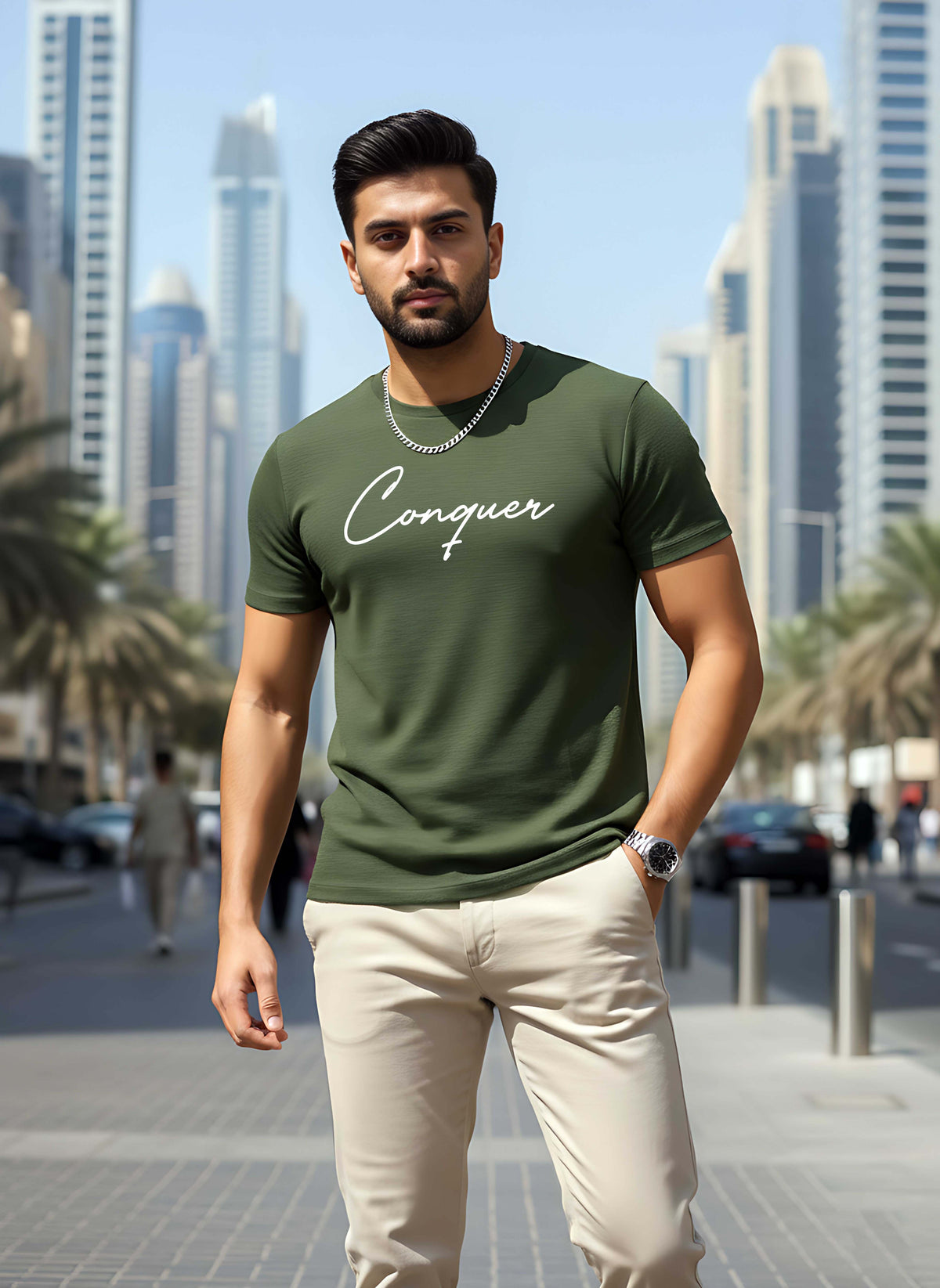 Mens Graphic Regular Half Sleeve T Shirt