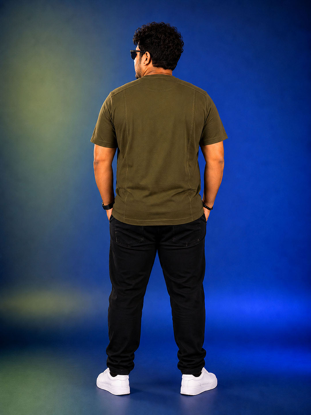 Plus Size Olive Green T-Shirt