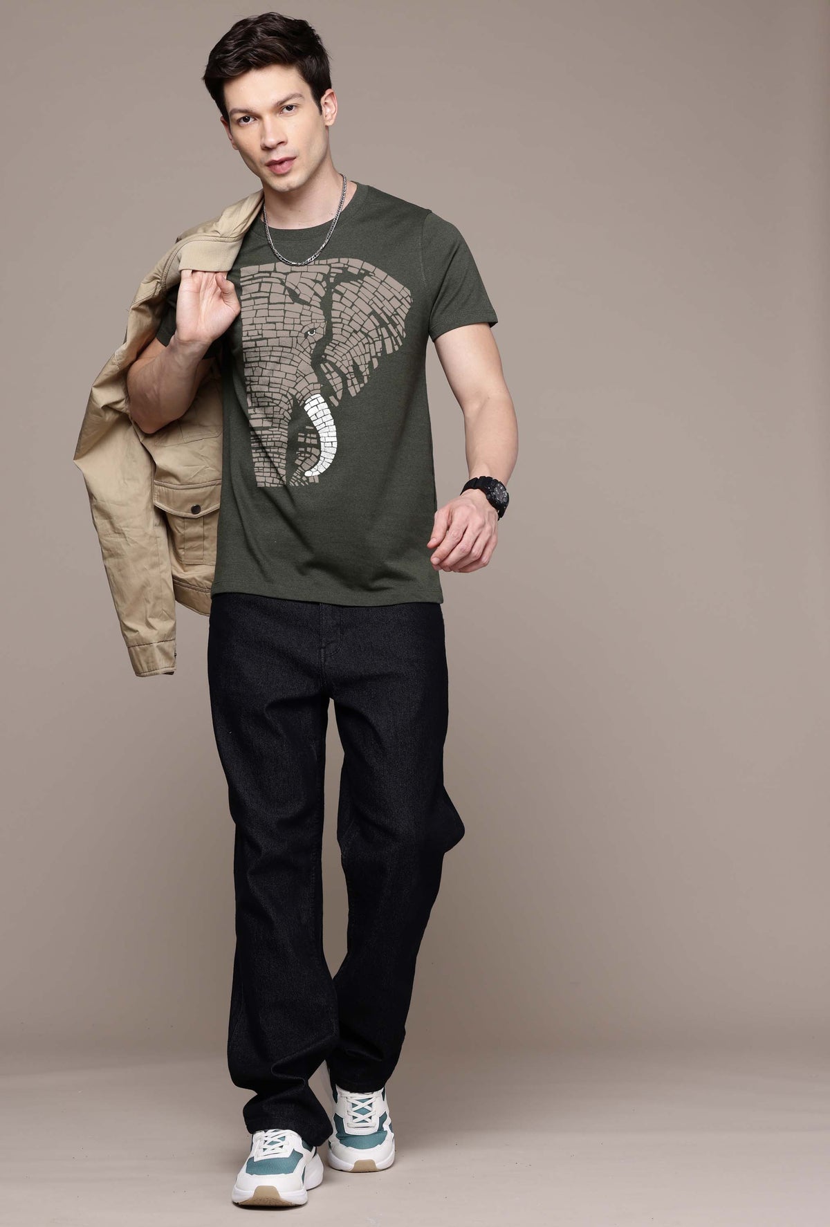 Mens Graphic Regular T Shirt