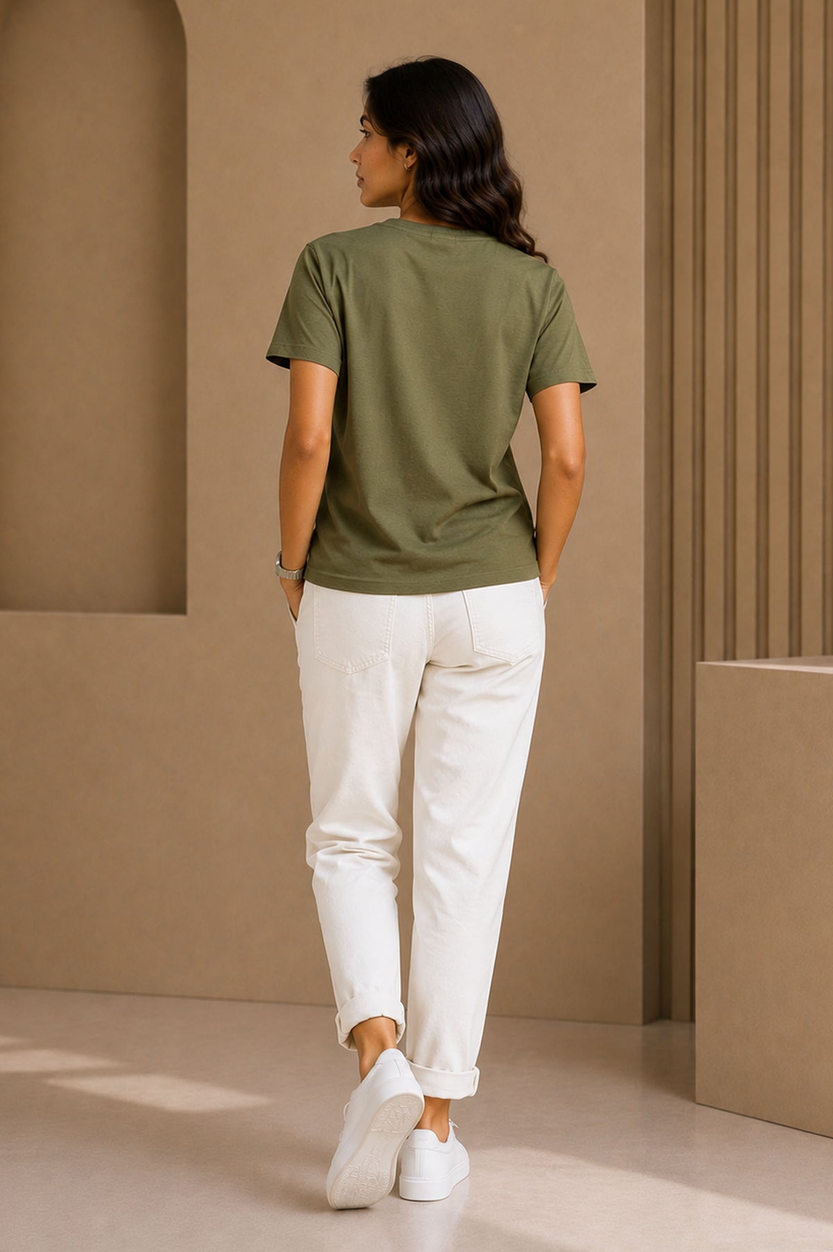 Olive Green Regular T-Shirt