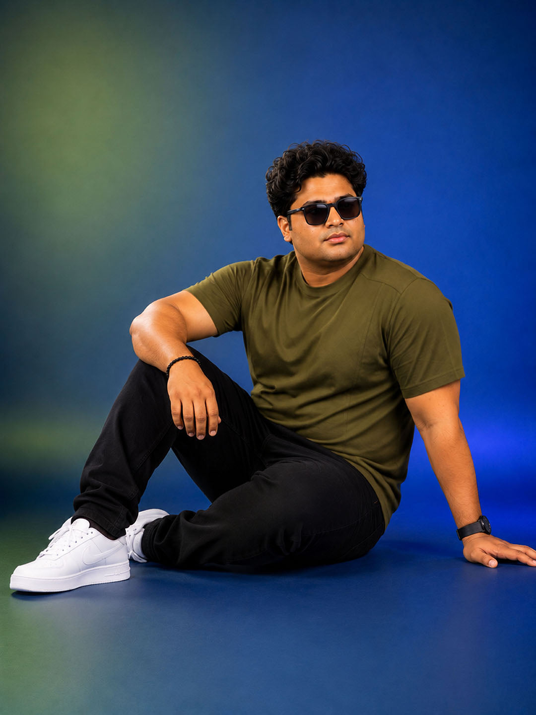 Plus Size Olive Green T-Shirt