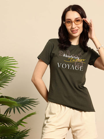 Half Sleeve Womens Regular T-Shirt