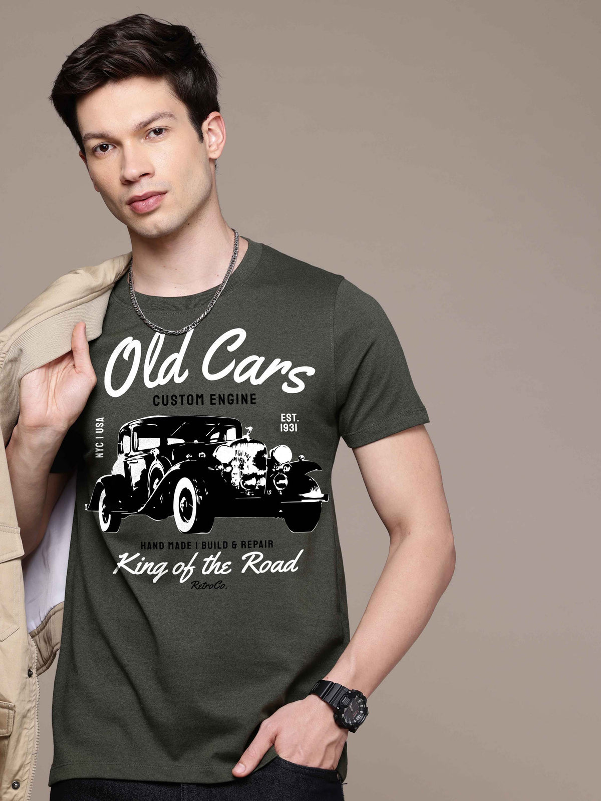 Mens Graphic Regular T Shirt