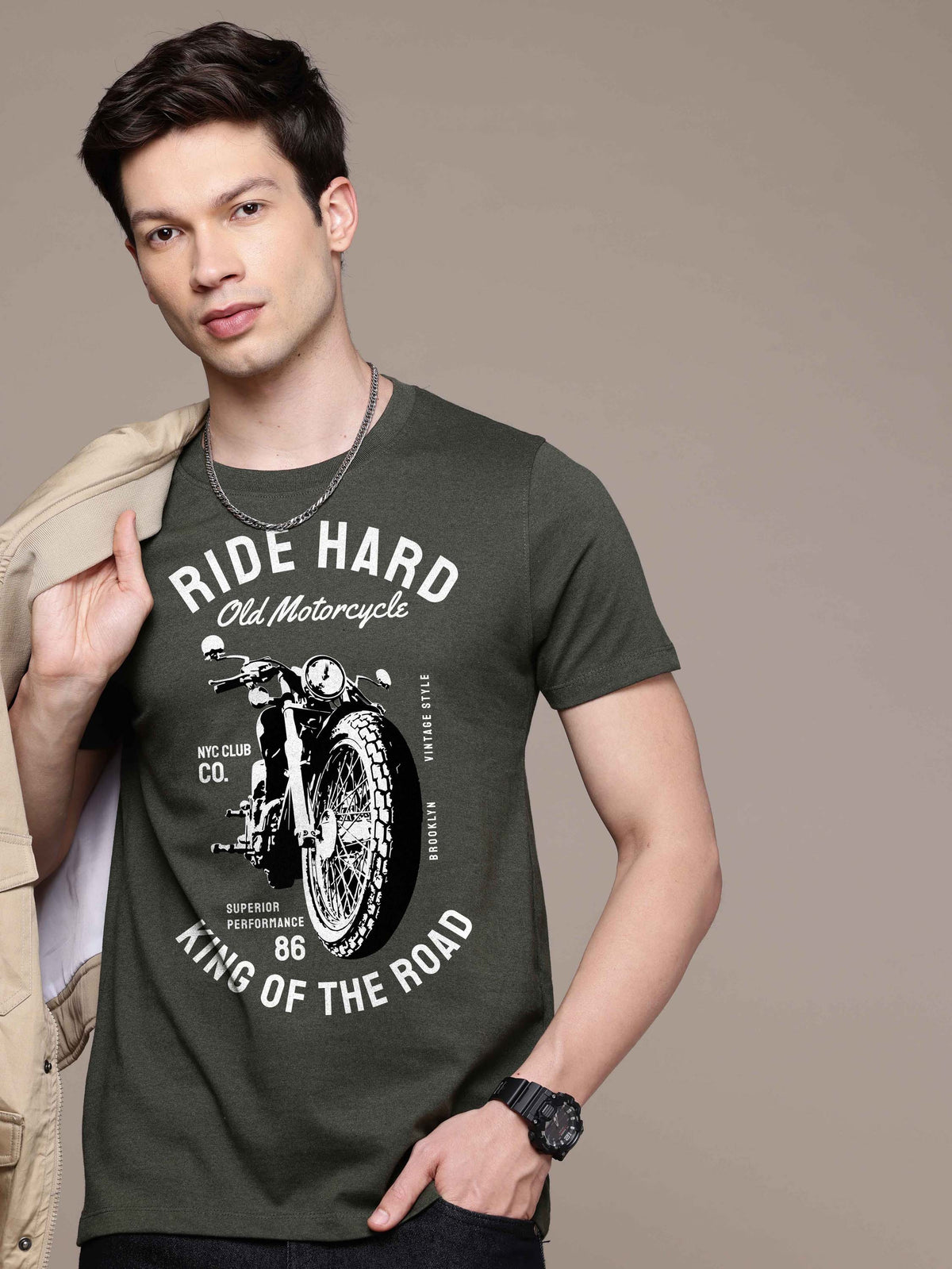 Mens Graphic Regular T Shirt