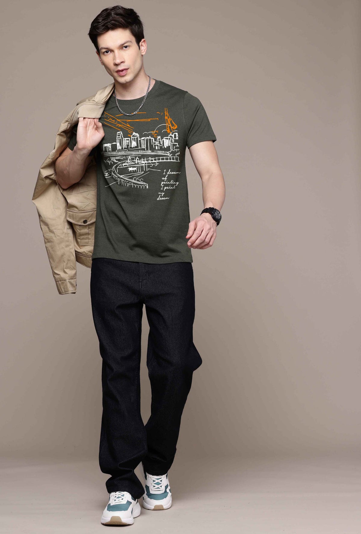 Mens Graphic Regular T Shirt