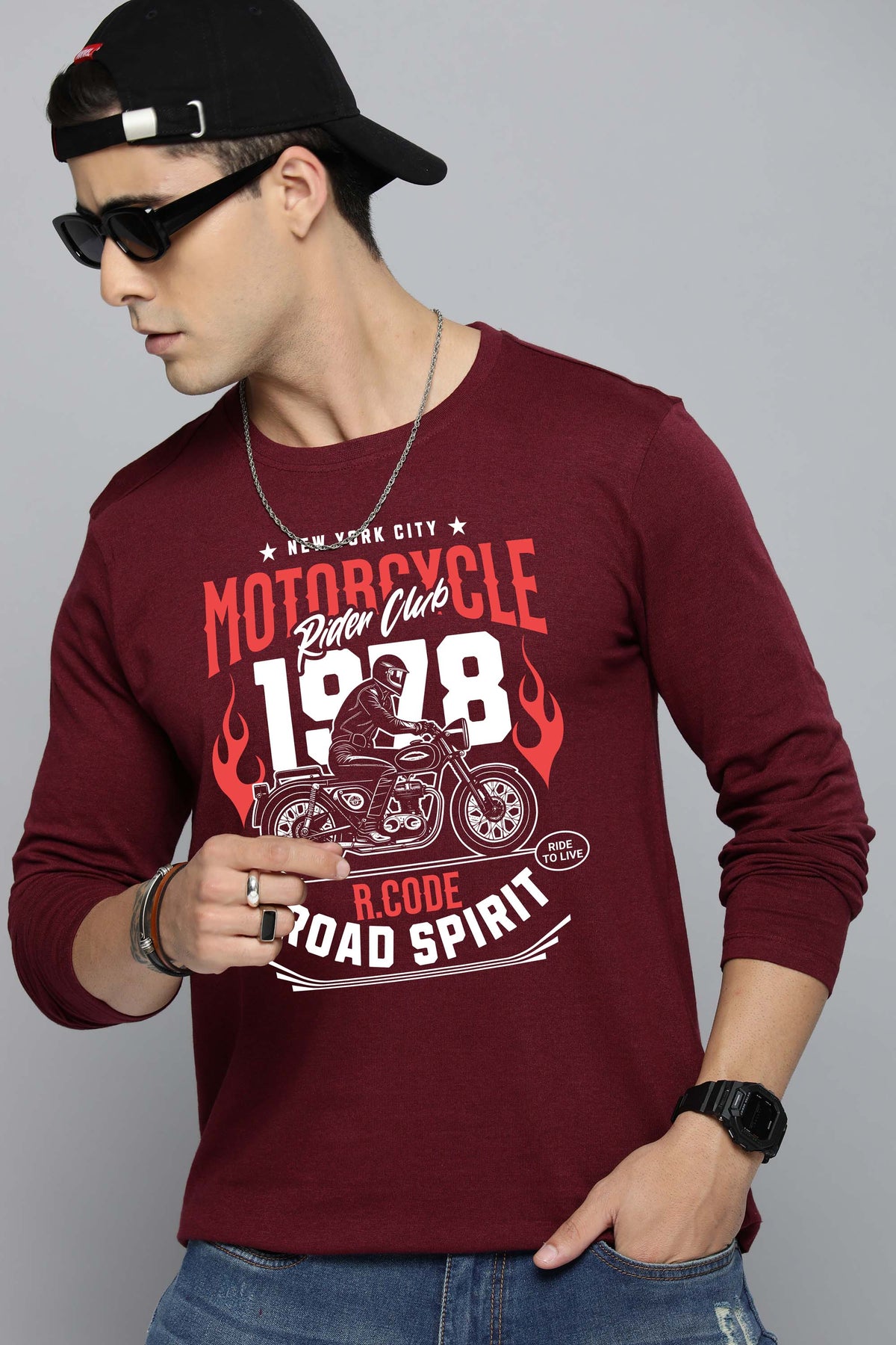 Mens Graphic Long Sleeve