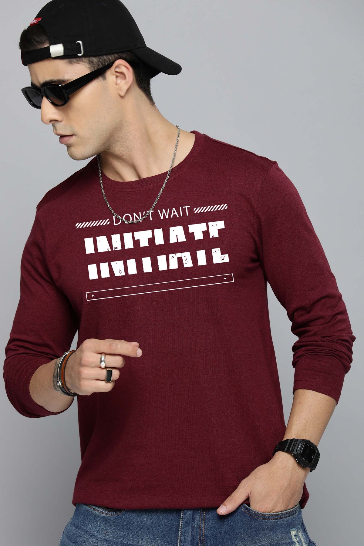Mens Graphic Long Sleeve