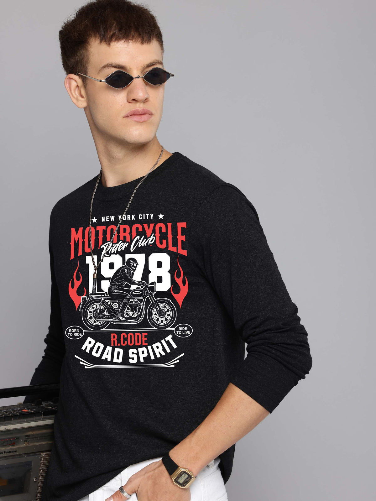 Mens Graphic Long Sleeve