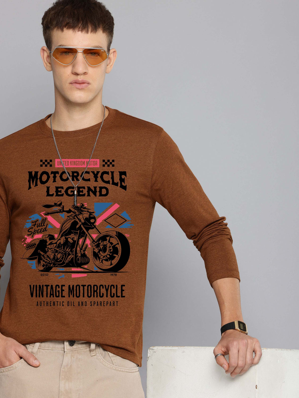 Mens Graphic Long Sleeve