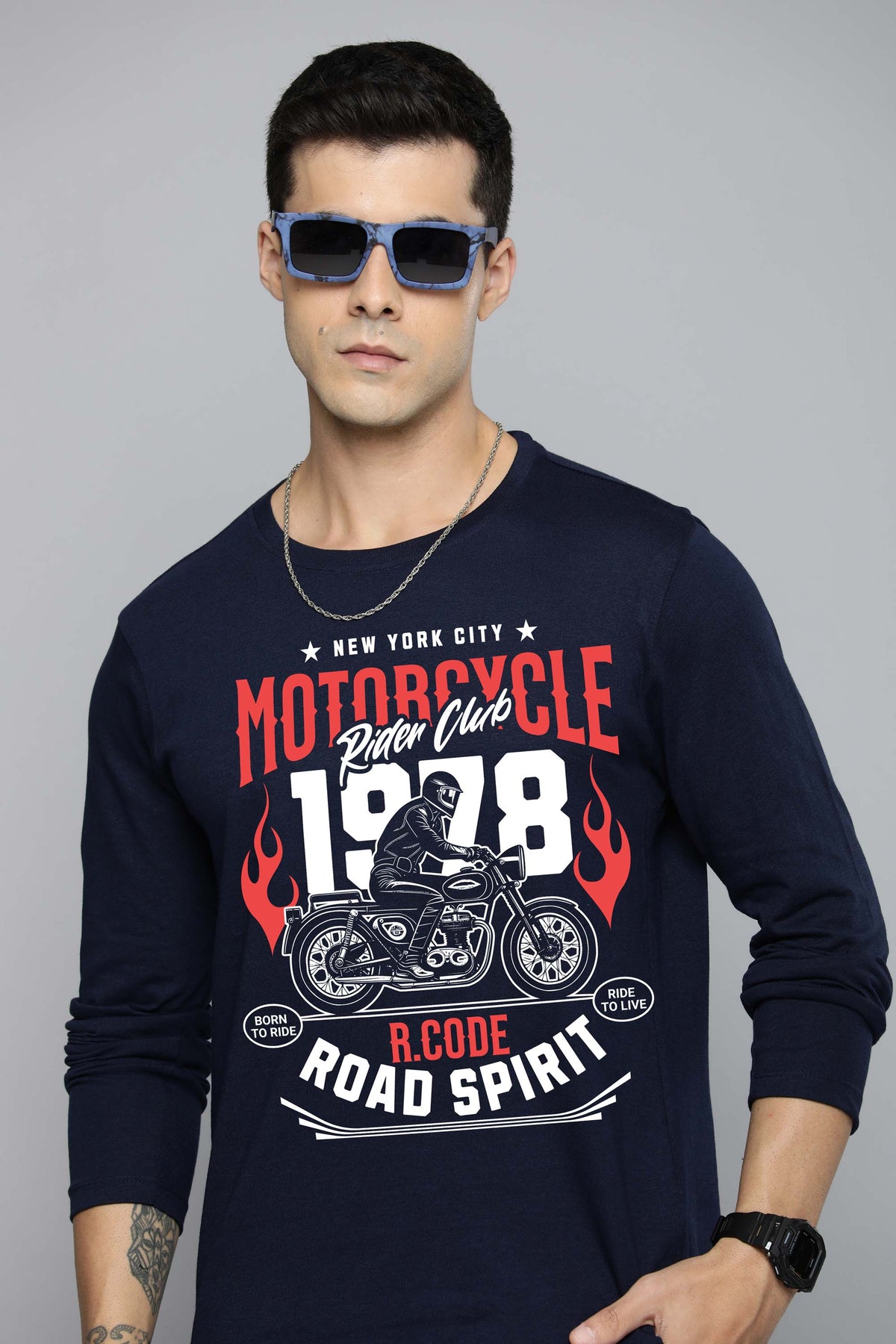 Mens Graphic Long Sleeve