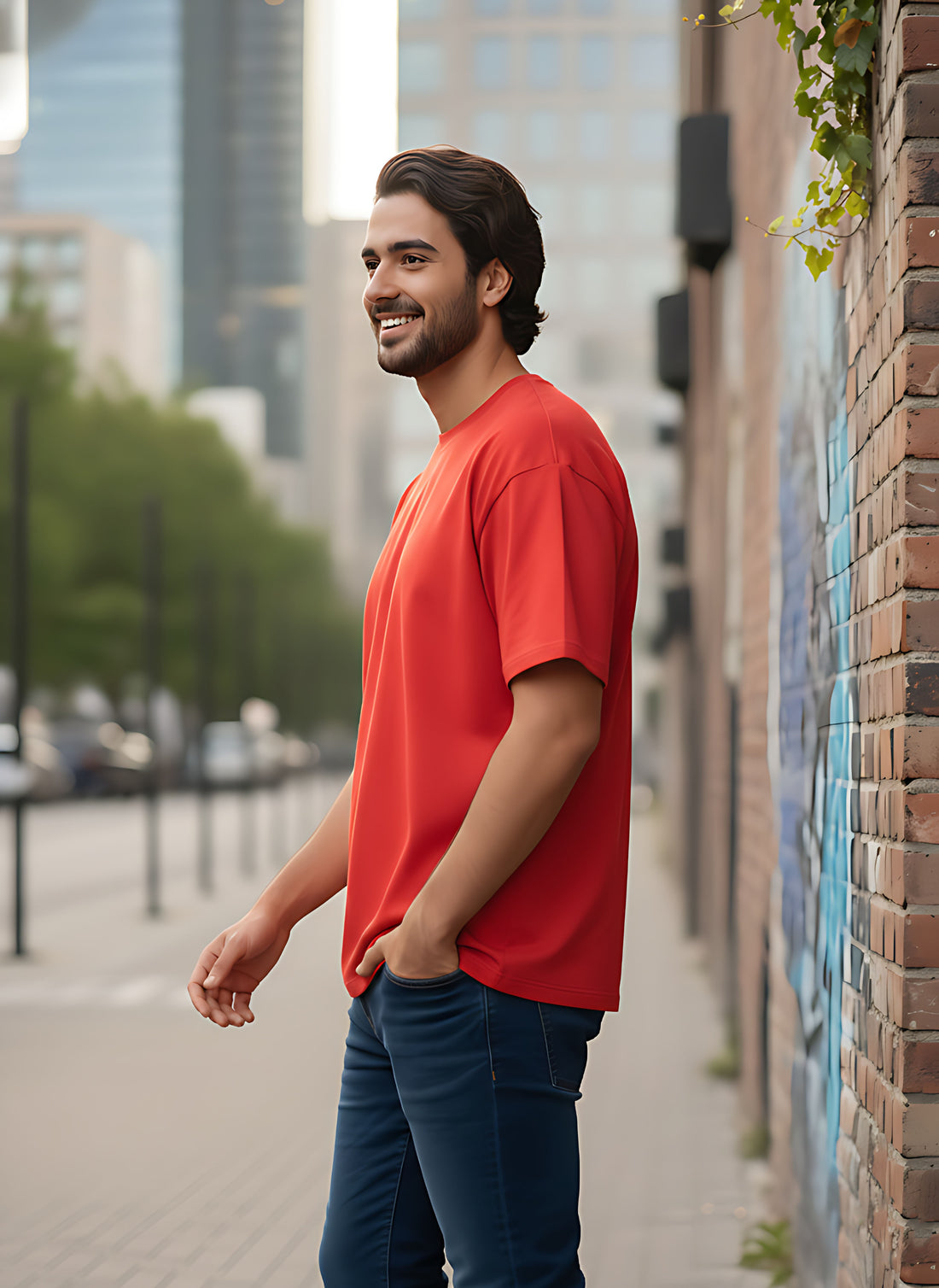 Oversized Red T-Shirt