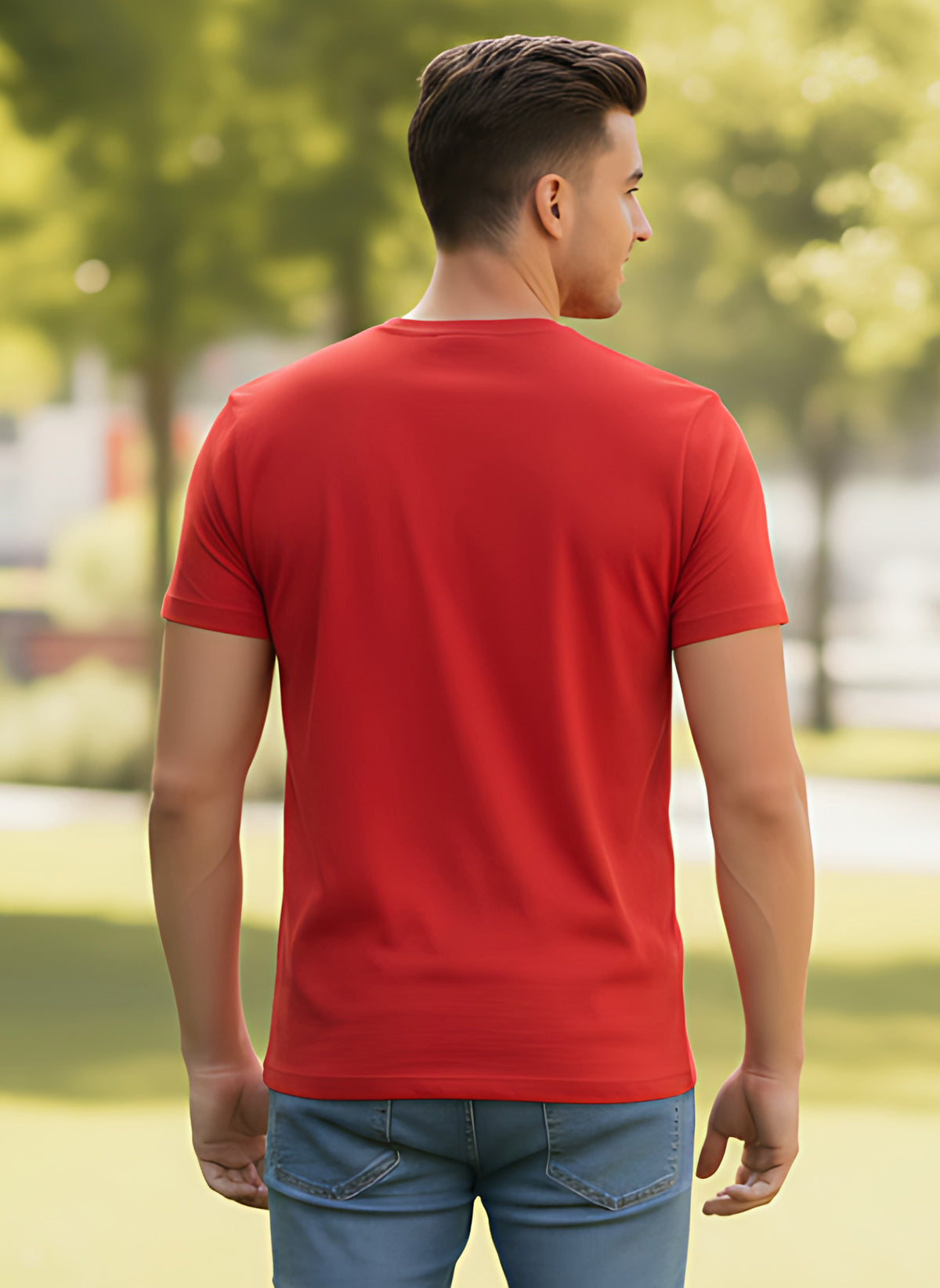 Mens Graphic Regular Half Sleeve T Shirt