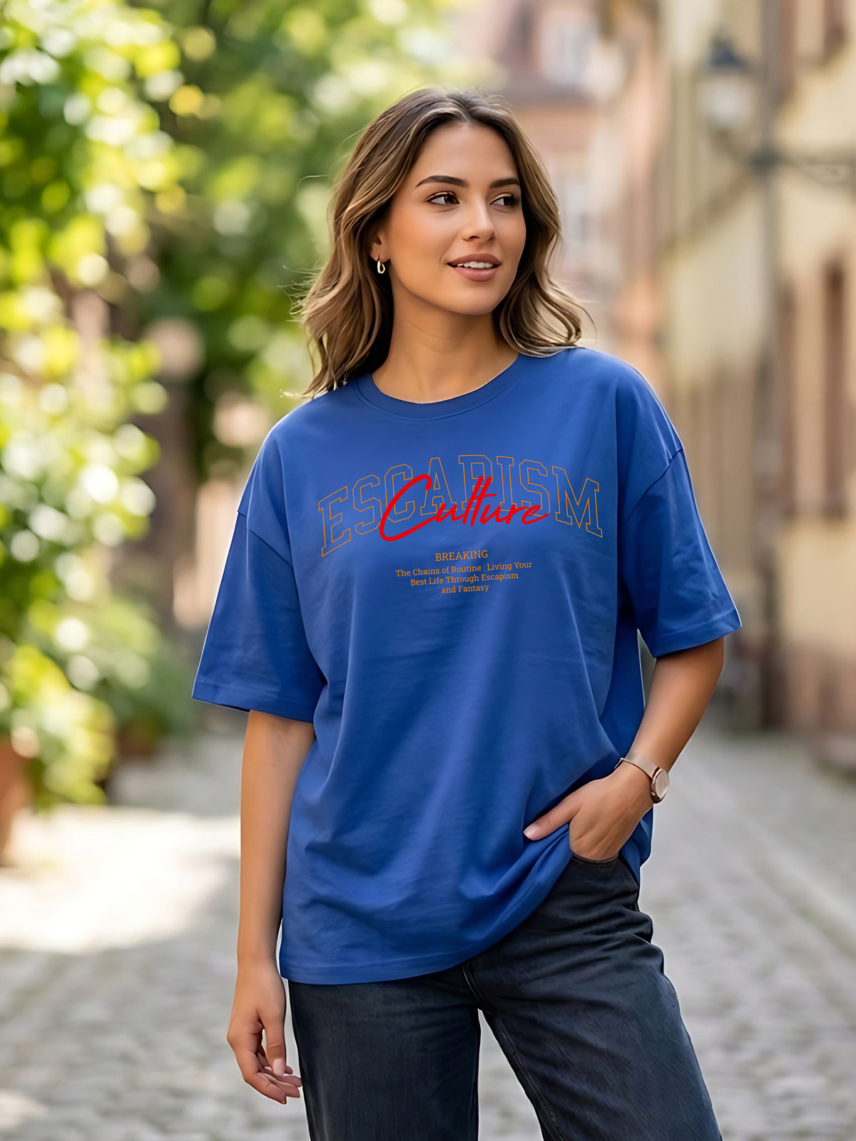 Graphic Oversized T-Shirt Culture