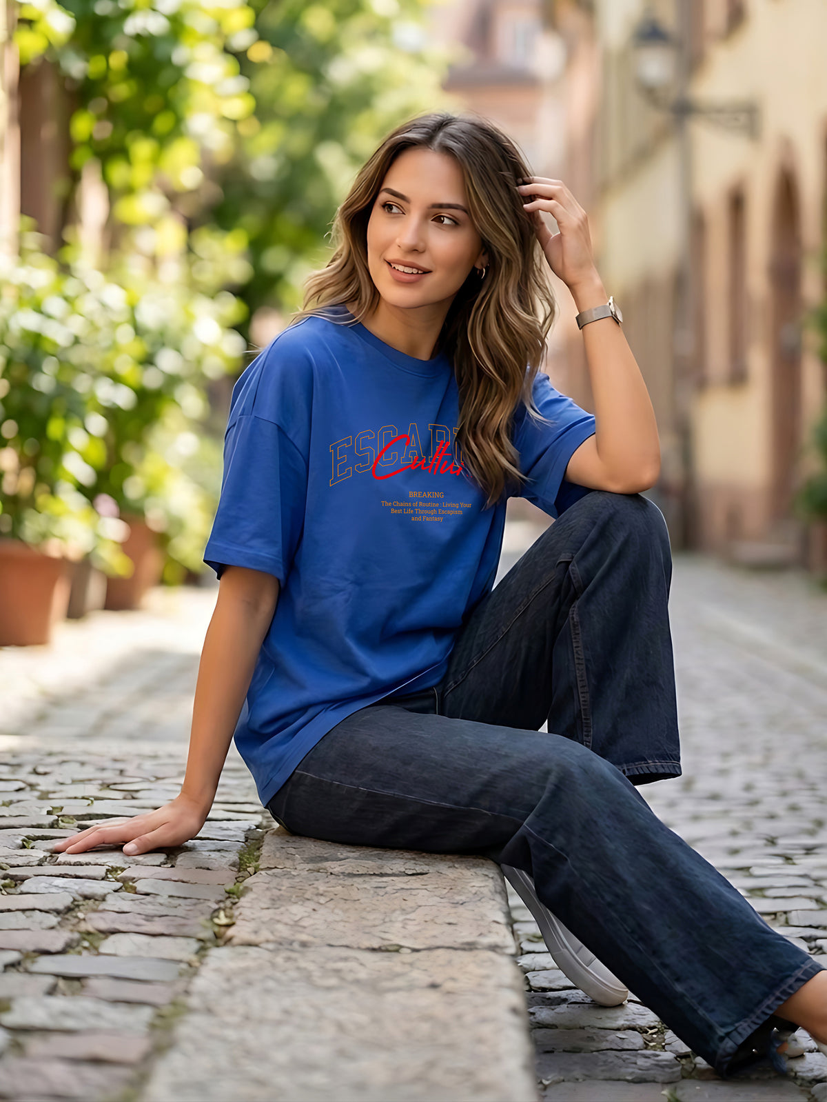 Graphic Oversized T-Shirt Culture