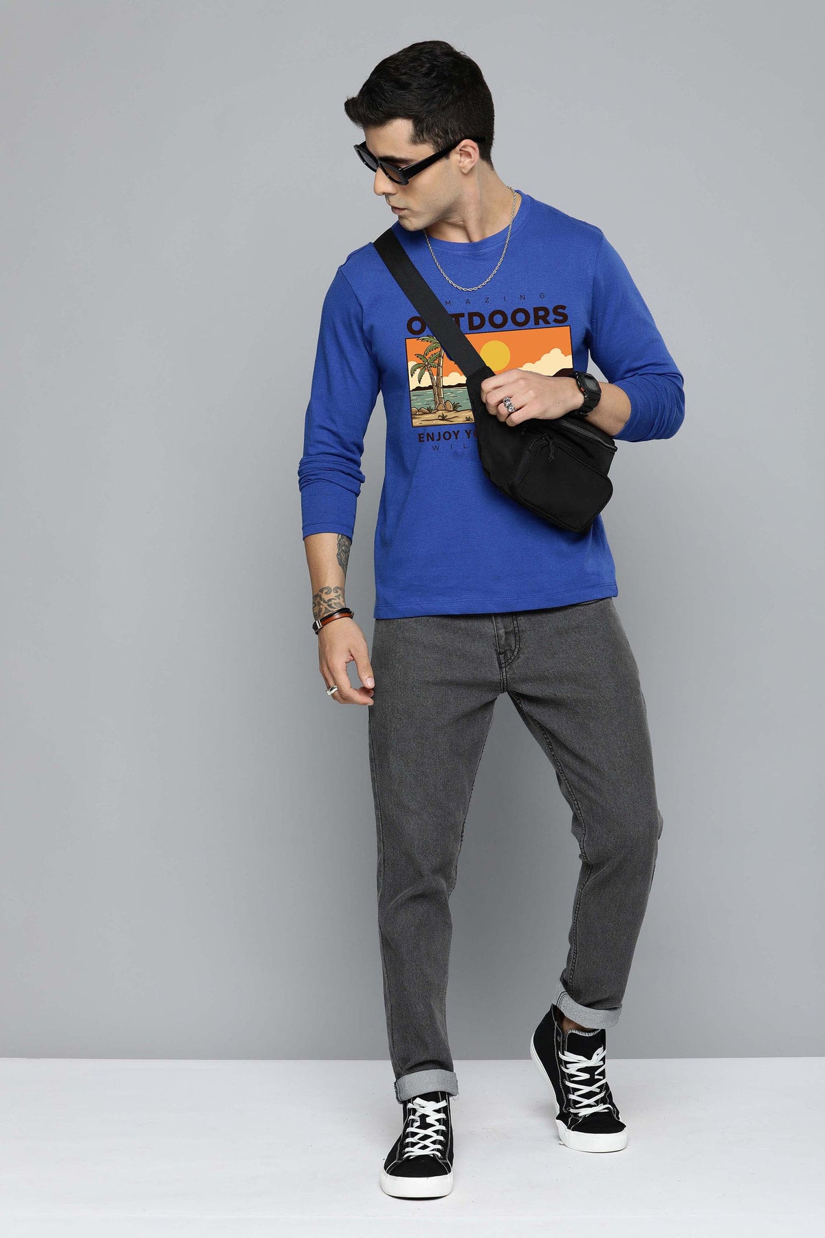 Mens Graphic Long Sleeve