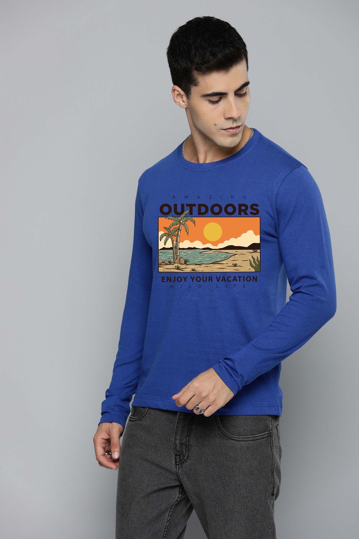 Mens Graphic Long Sleeve