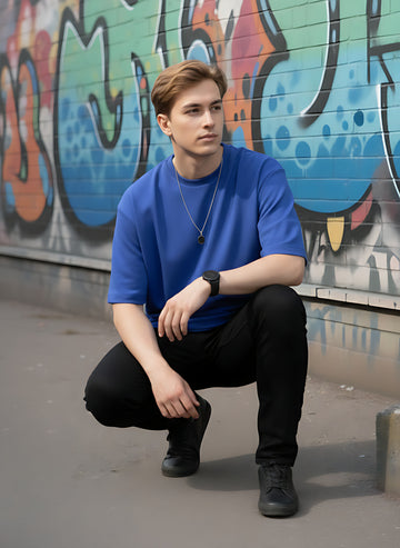 Oversized Royal Blue T-Shirt