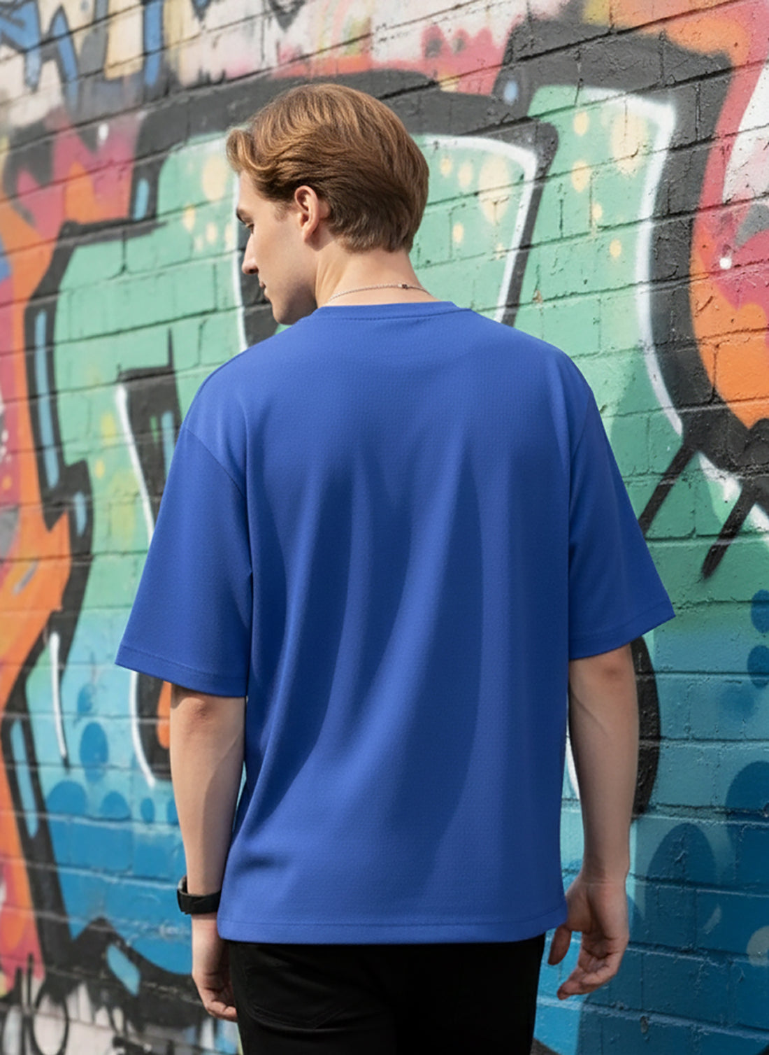Oversized Royal Blue T-Shirt
