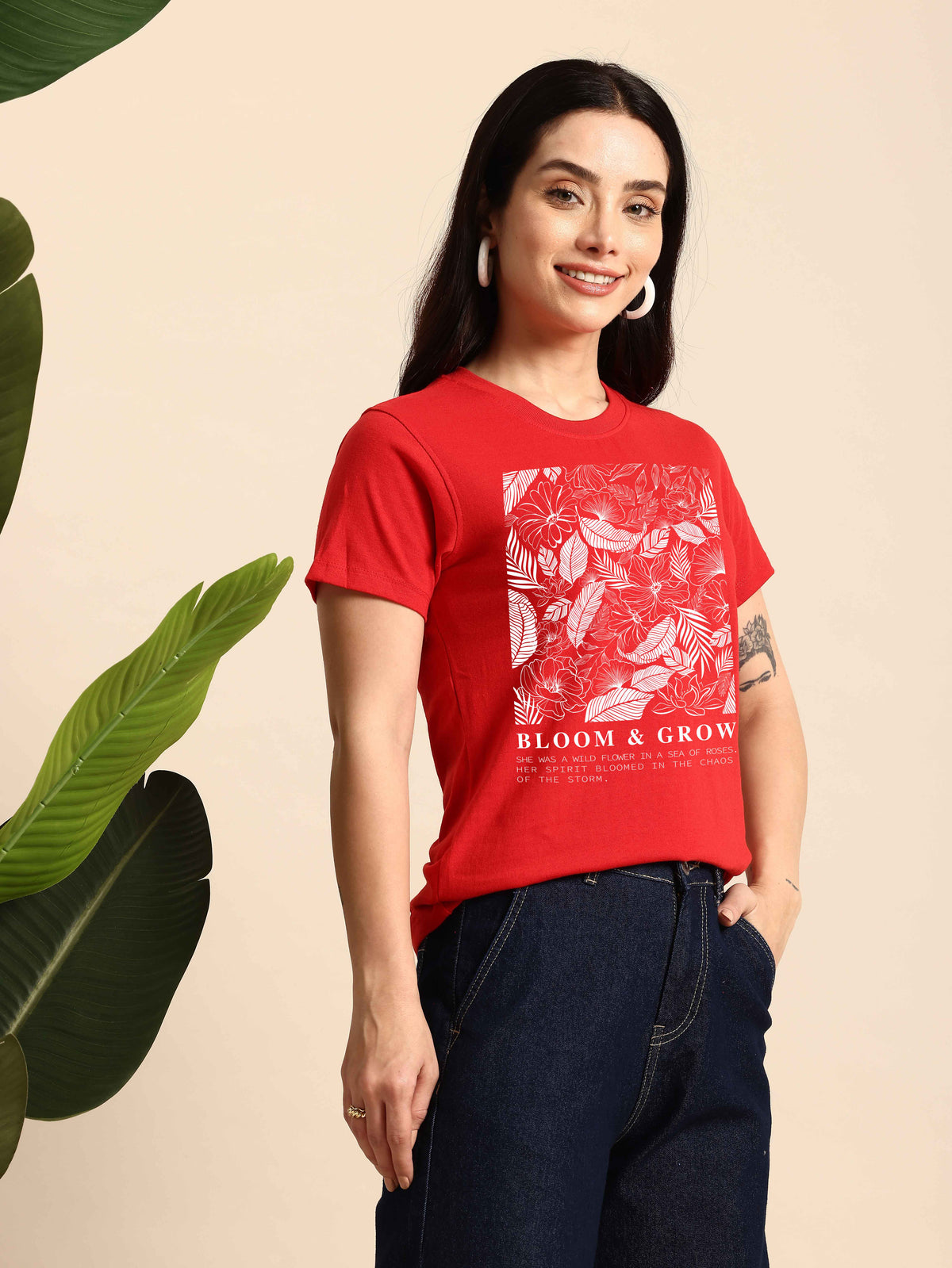 Half Sleeve Womens Regular T-Shirt