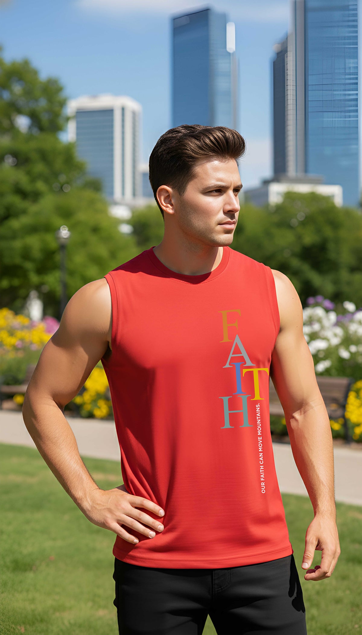 MENS GRAPHIC SLEEVELESS SIGHT