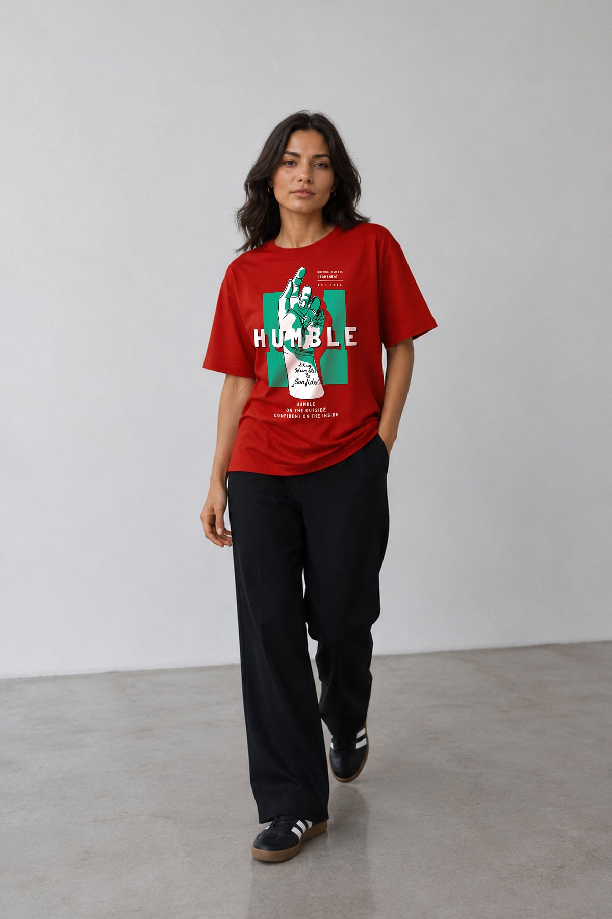 Graphic Oversized T-Shirt Humble