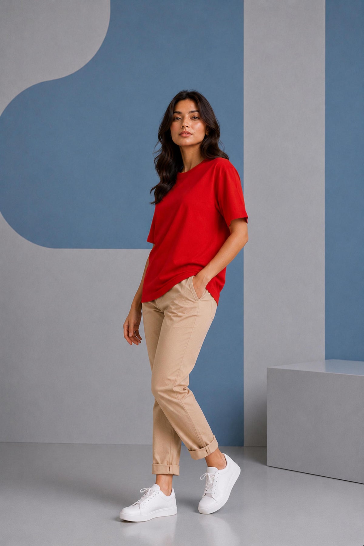 Red Oversized T-Shirt
