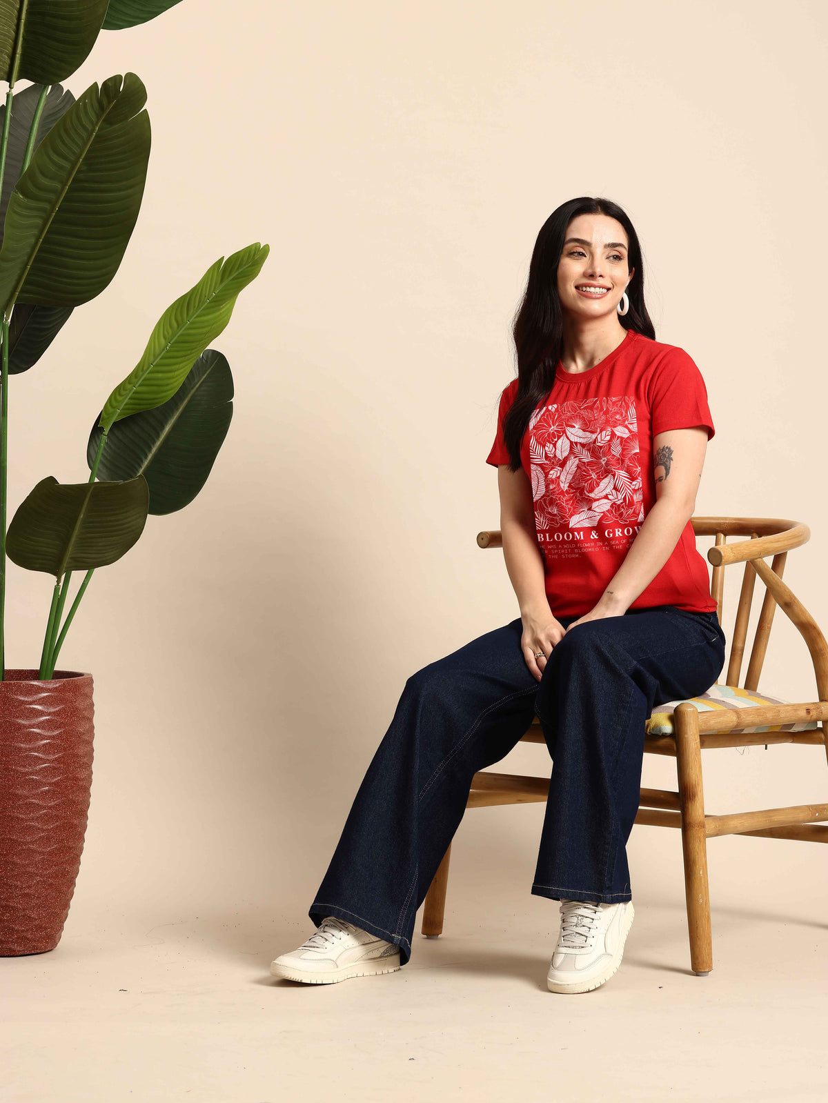 Half Sleeve Womens Regular T-Shirt