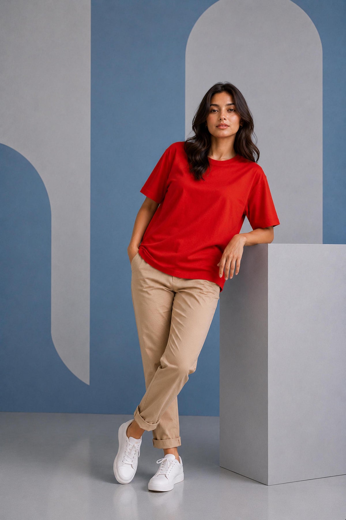 Red Oversized T-Shirt