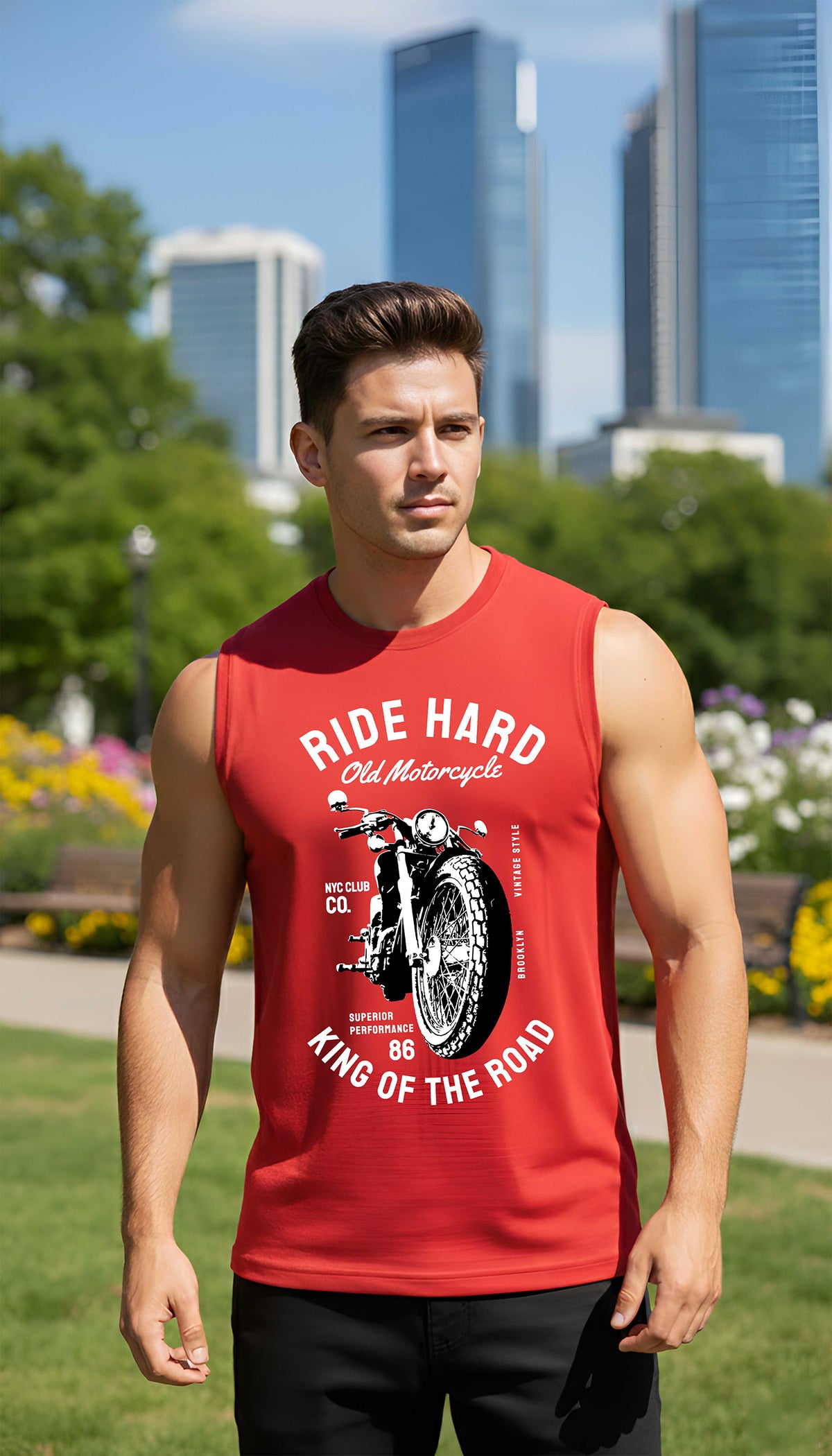MENS GRAPHIC SLEEVELESS SIGHT