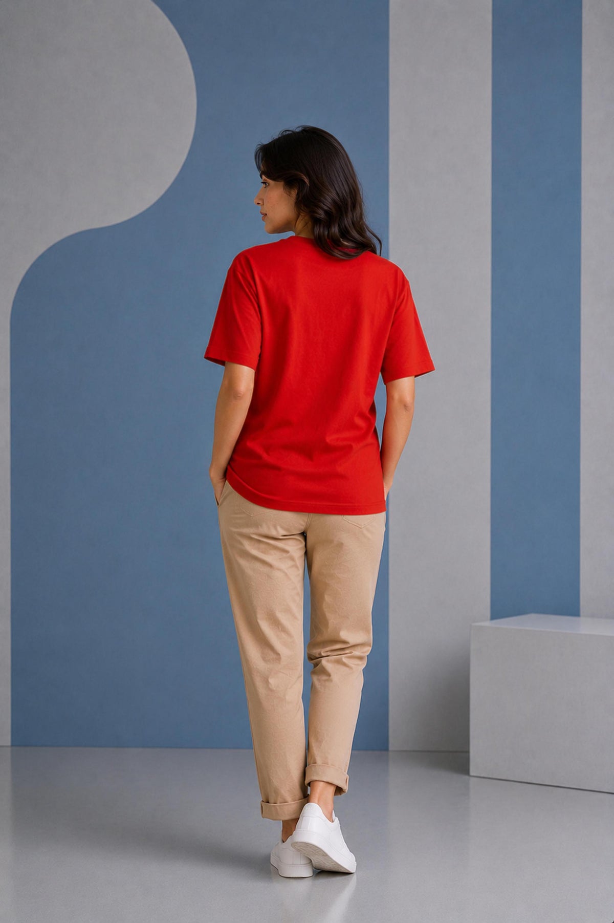 Red Oversized T-Shirt