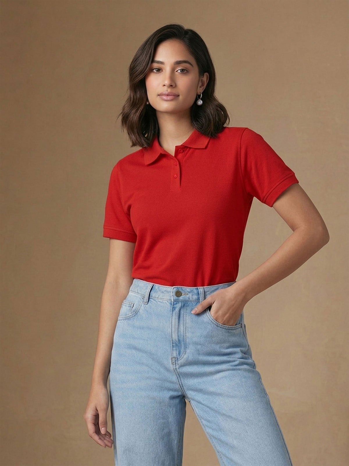 Red Polo T-Shirt